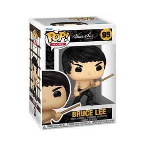Funko POP! Icons Bruce Lee With Bo Staff Figure #95!